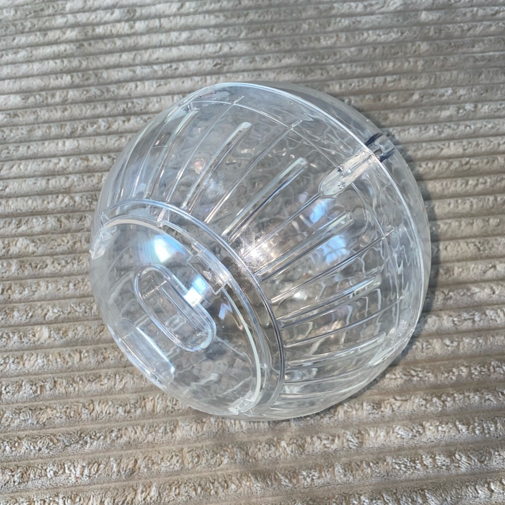 Clear Hamster Exercise Ball with Lid Small Pet Toy